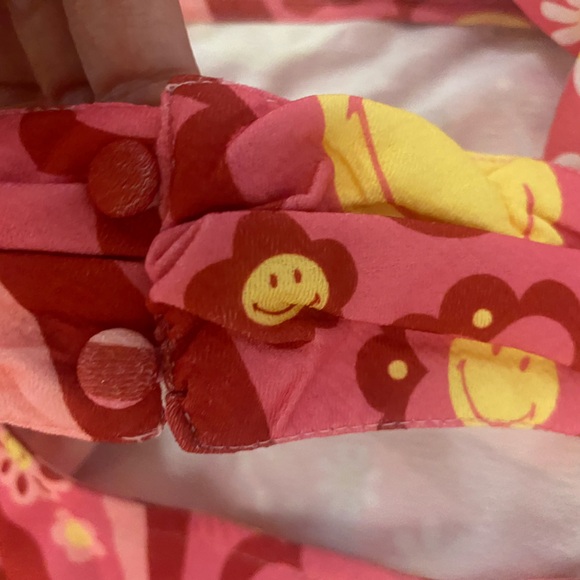 Unique vintage smiley flower power  collab jumpsuit size 2x - Picture 6 of 12